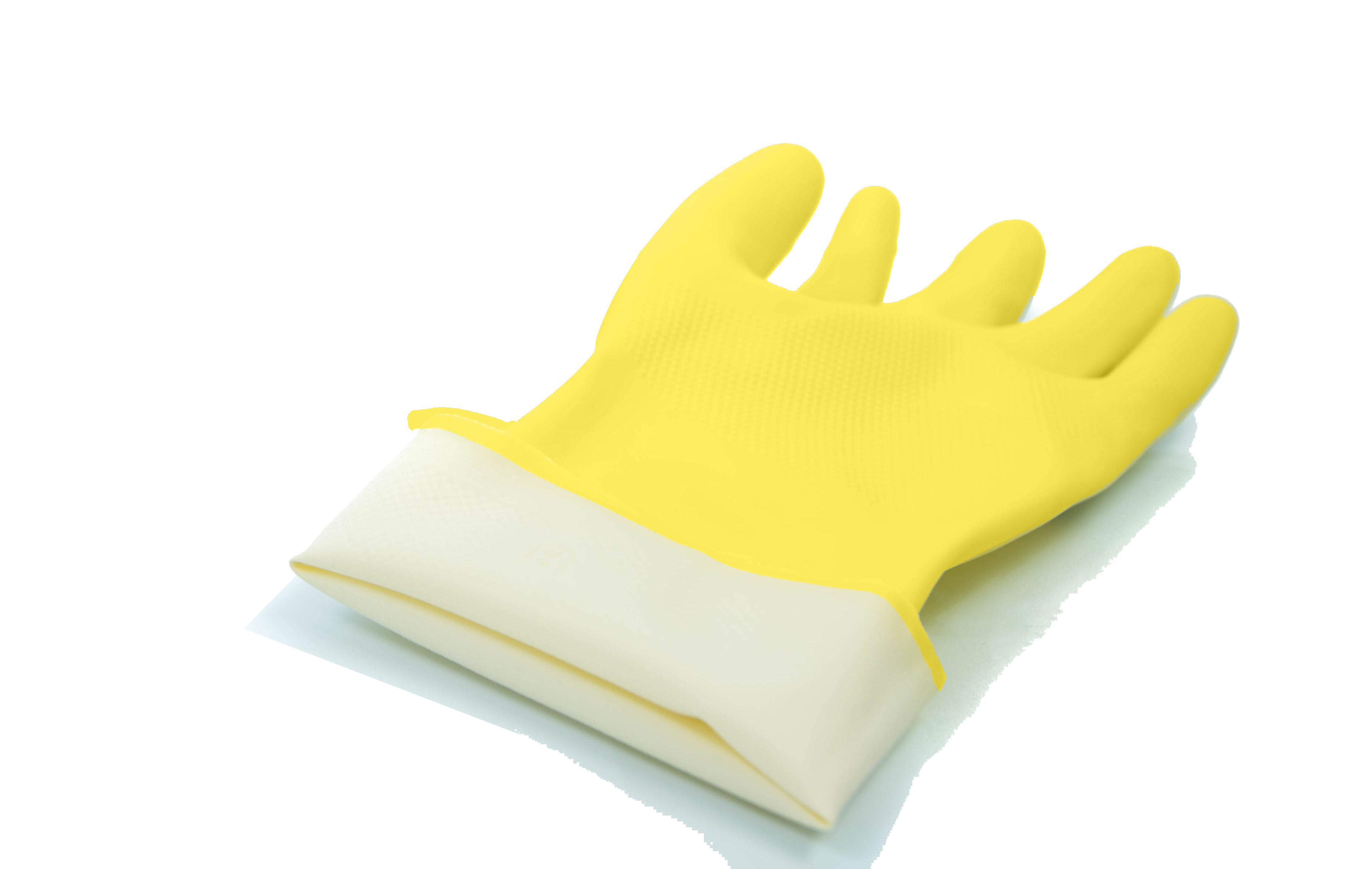 MFL3 - Extra Light Weight Flocklined Rubber Gloves